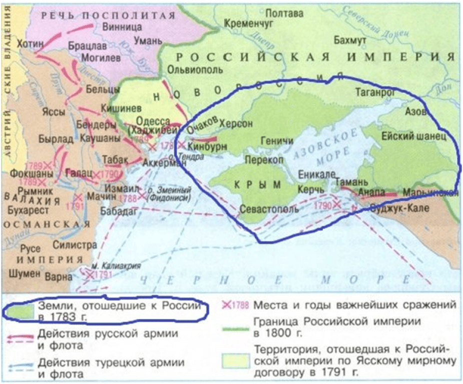 Карта российской империи времен екатерины 2