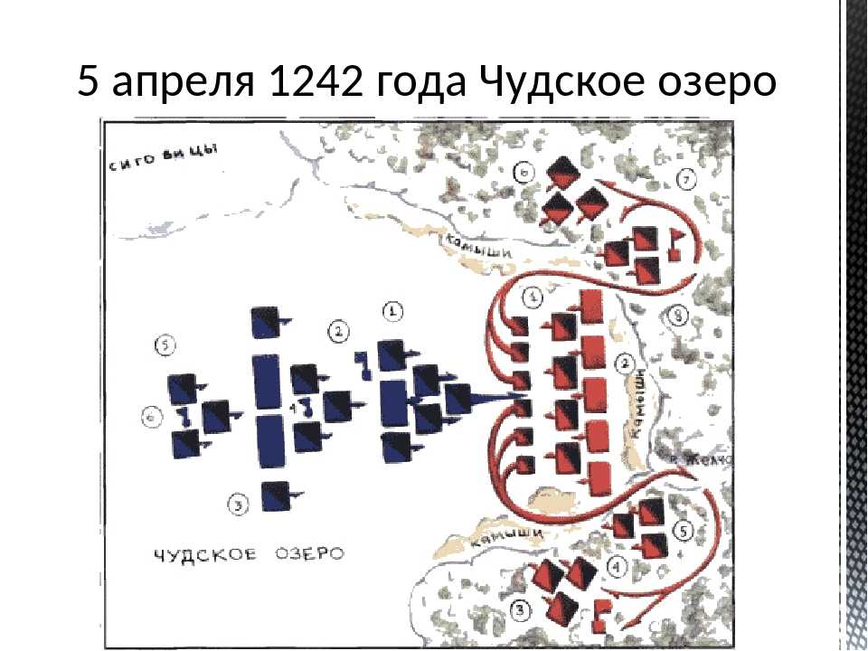 Ледовое побоище свинья схема