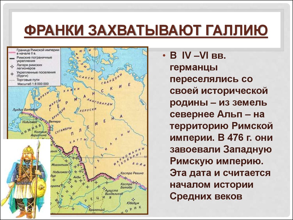 Образование франкского государства картинки