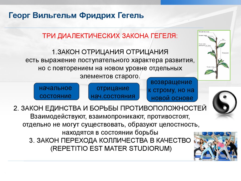 Основные законы диалектики презентация