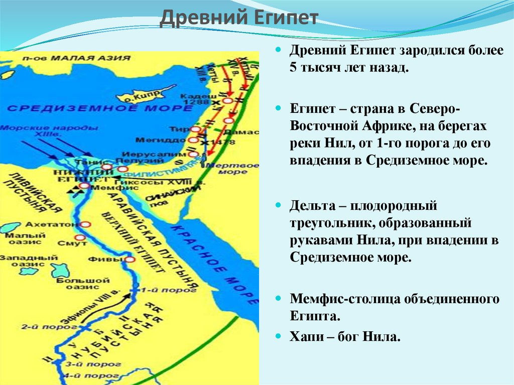 Расскажите о древнем египте по плану