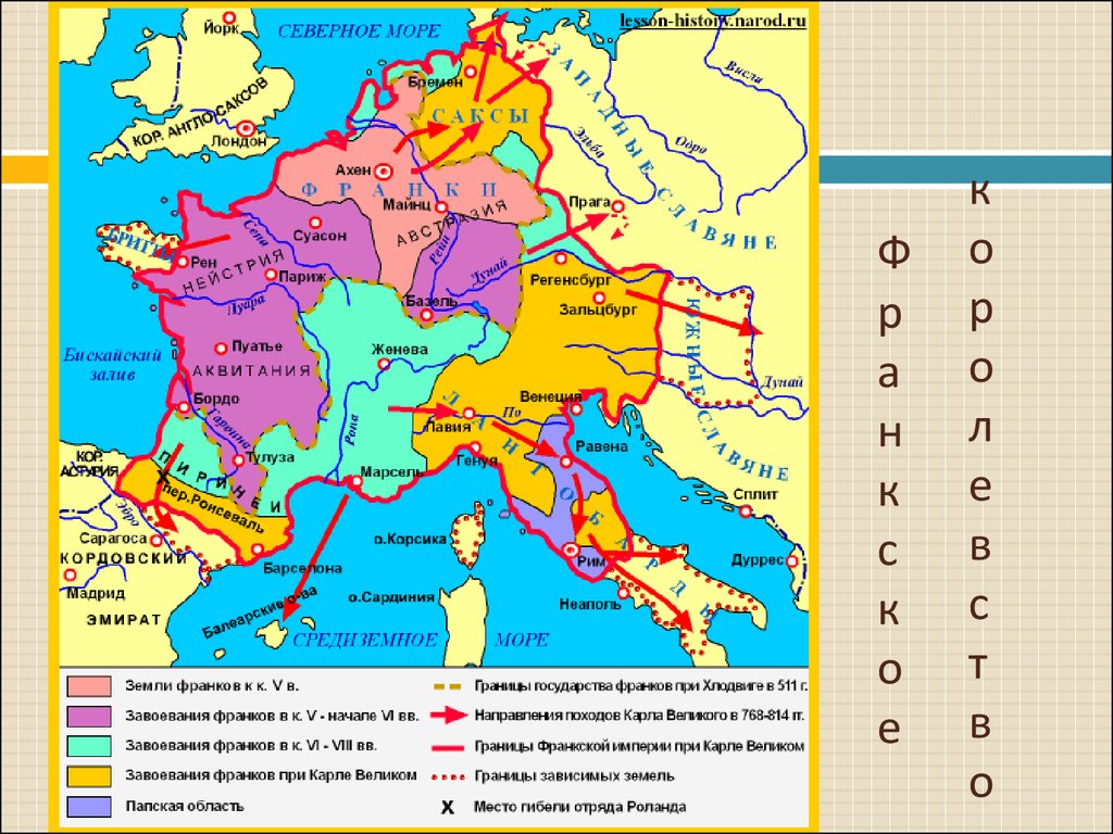 Образование франкского государства картинки впр