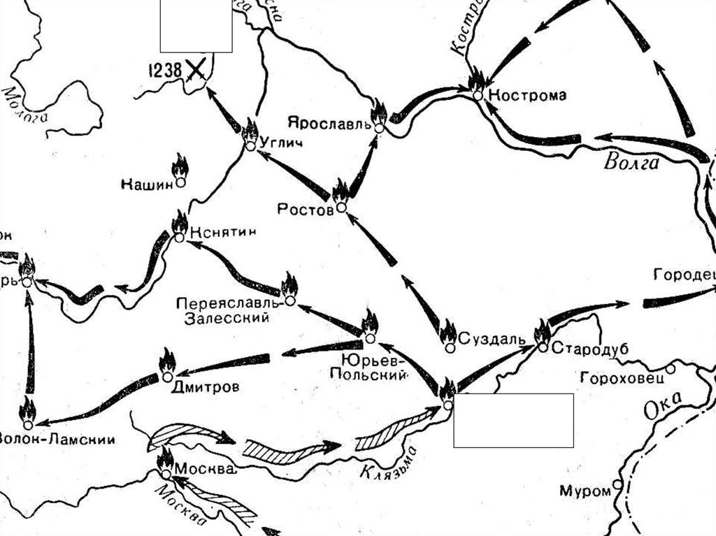 Карта сражение на реке сить