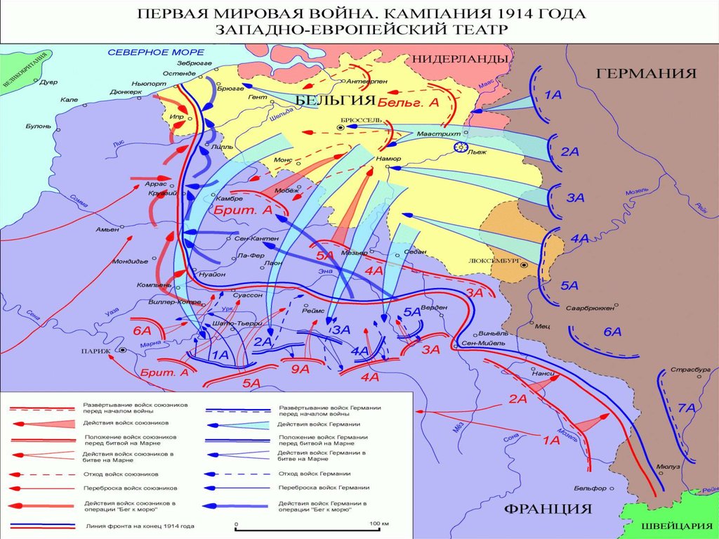 Битва на марне презентация