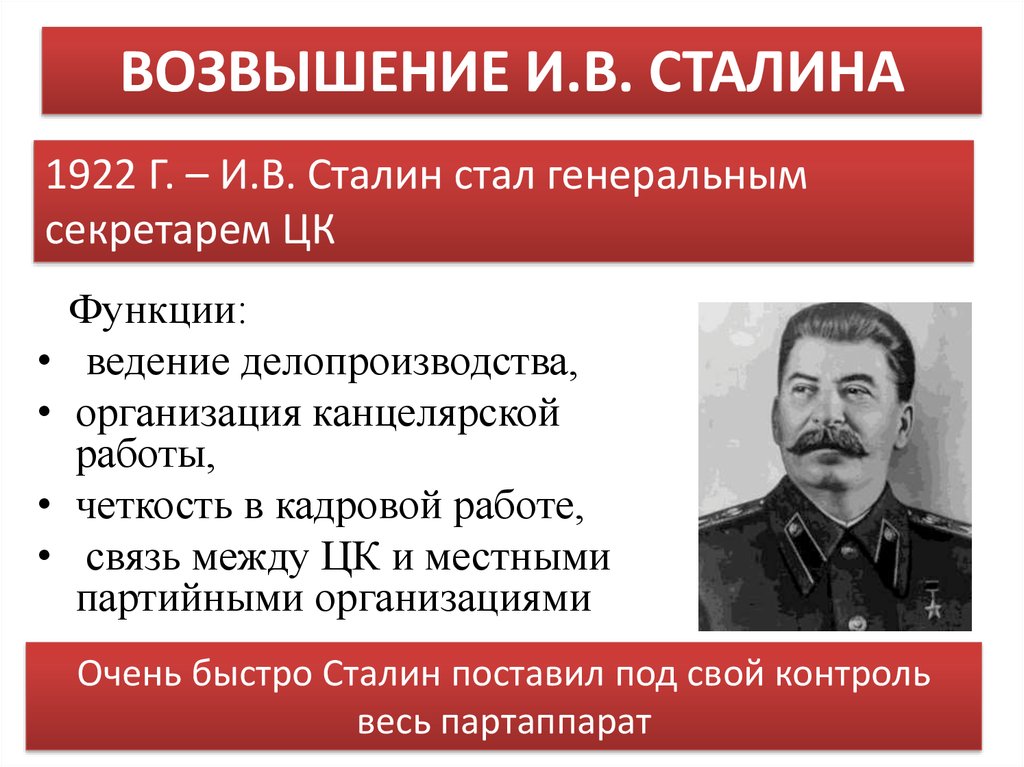 Иосиф сталин презентация