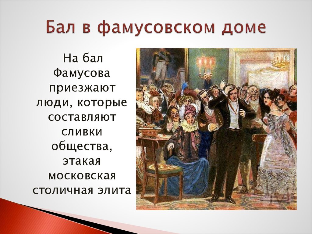 Сатирическое изображение фамусовского общества