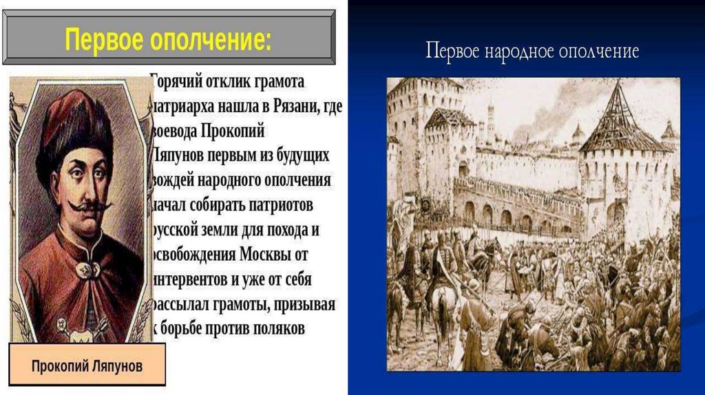 В каких городах были созданы ополчения