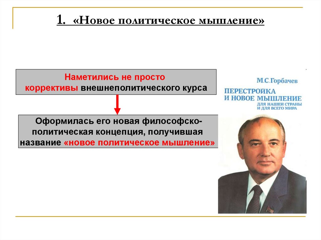 Новое политическое мышление картинки