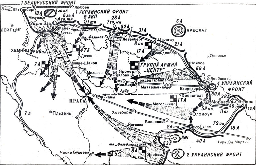 Карта военных действий вов 1941 1945 россия