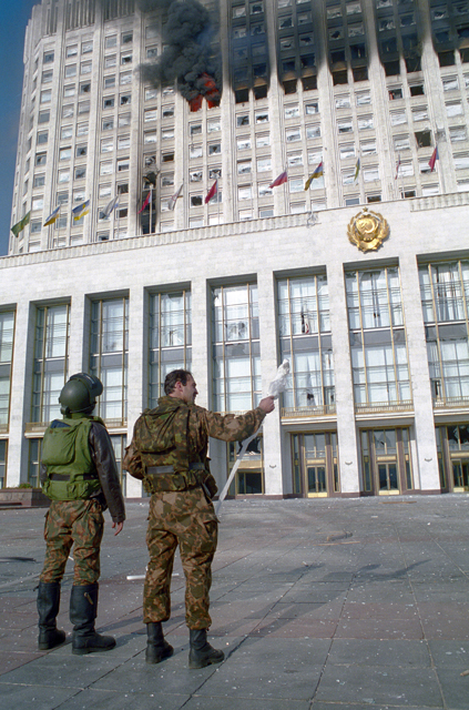 Фото расстрел белого дома в 1993 году