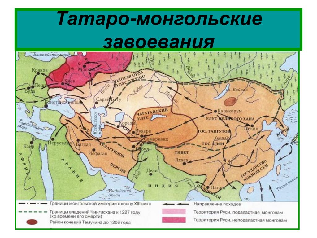 Подготовка и начало монгольского завоевания руси: История России  Монголо-татарское нашествие на Русь