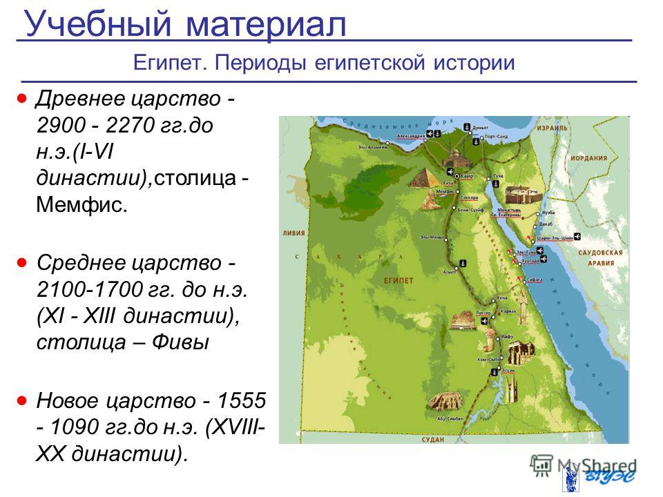 Новое царство египет карта