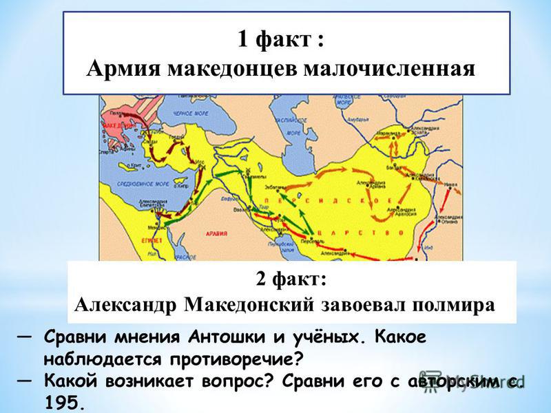 Македонские завоевания карта 5 класс