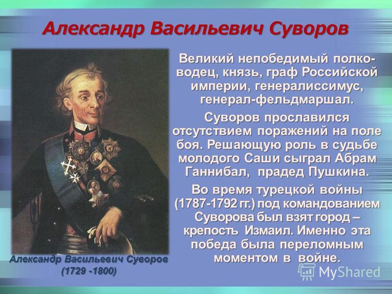 Суворов Патриот России.