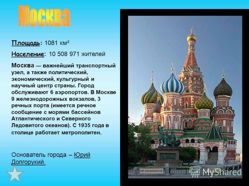 Москва информация