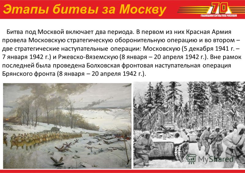 Начало великой отечественной войны битва за москву презентация