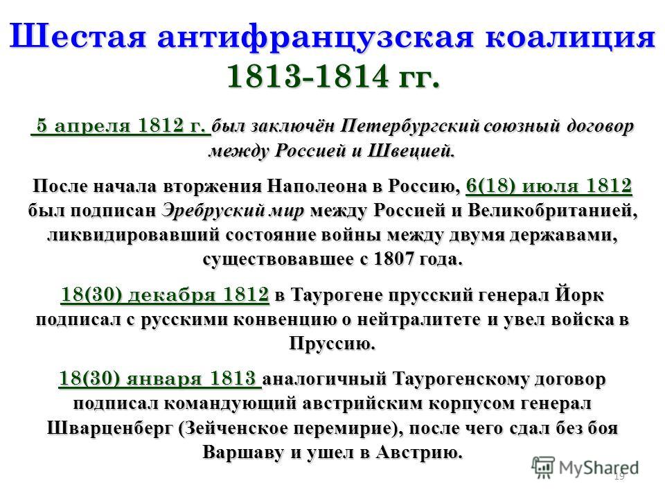 Мирный договор 1812. Антифранцузская коалиция 1813-1814. Антифранцузская коалиция 1813. Шестая антифранцузская коалиция. Шестая антифранцузская коалиция 1813.