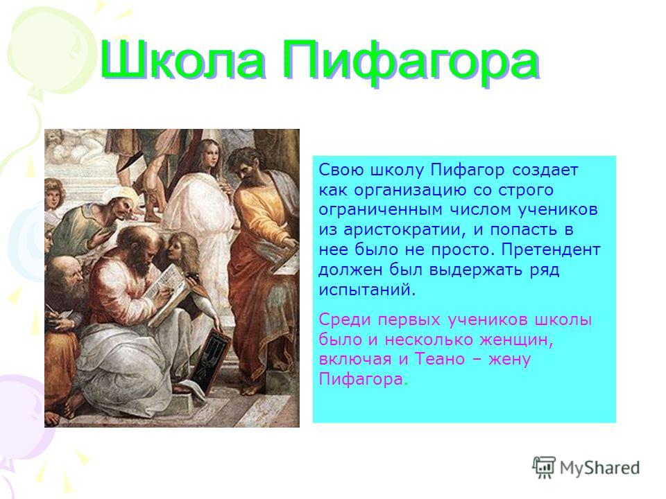 Школа пифагора