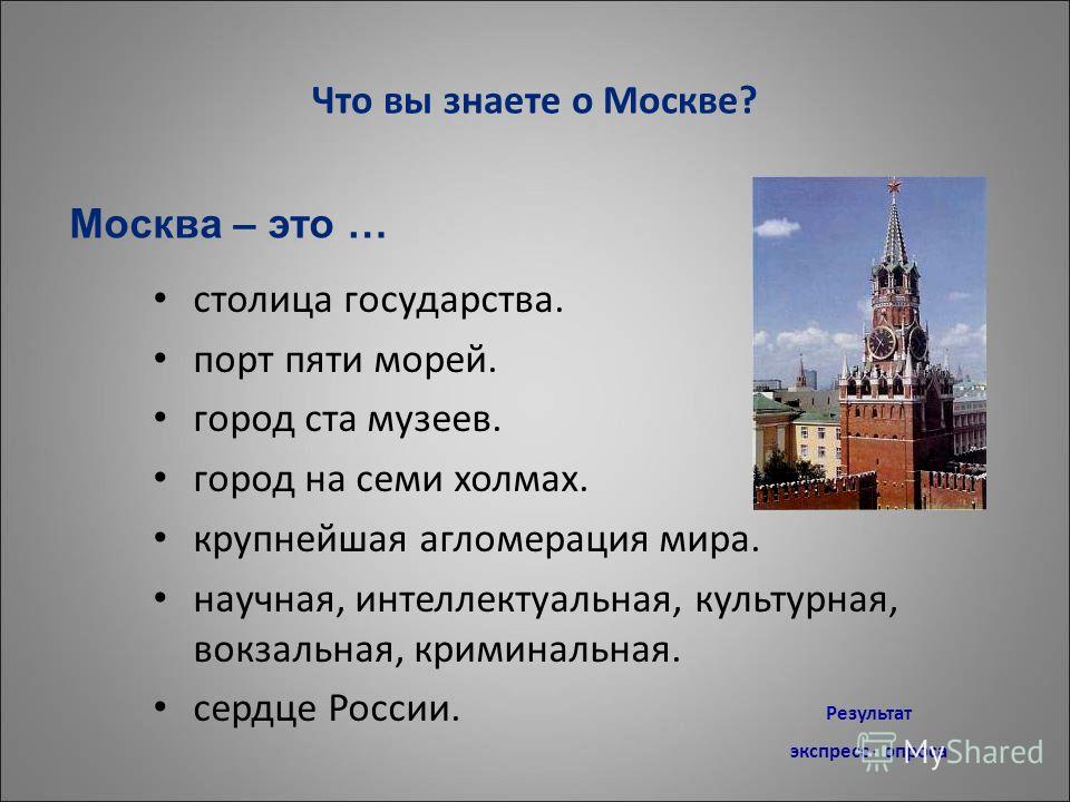 Картинка слово москва