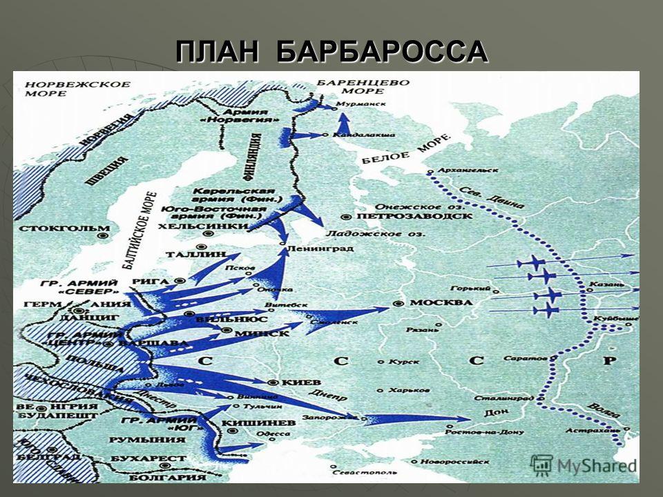 План вторжения немецких войск в ссср назывался планом