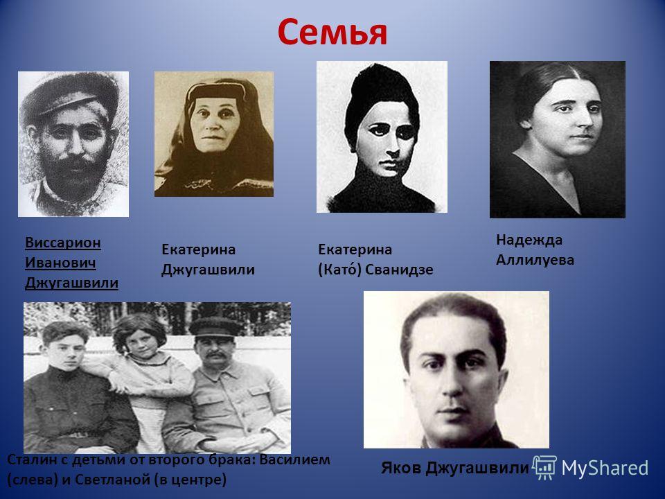 Сколько детей у сталина