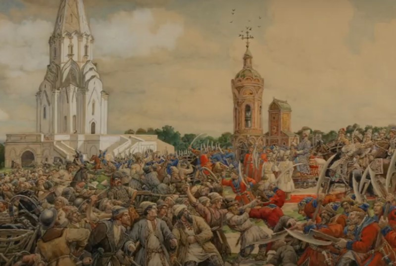 1 июня 1648. Соляной бунт 1648 Лисснер. Московское восстание (соляной бунт) 1648г.. Медный бунт картина Эрнеста Лисснера.