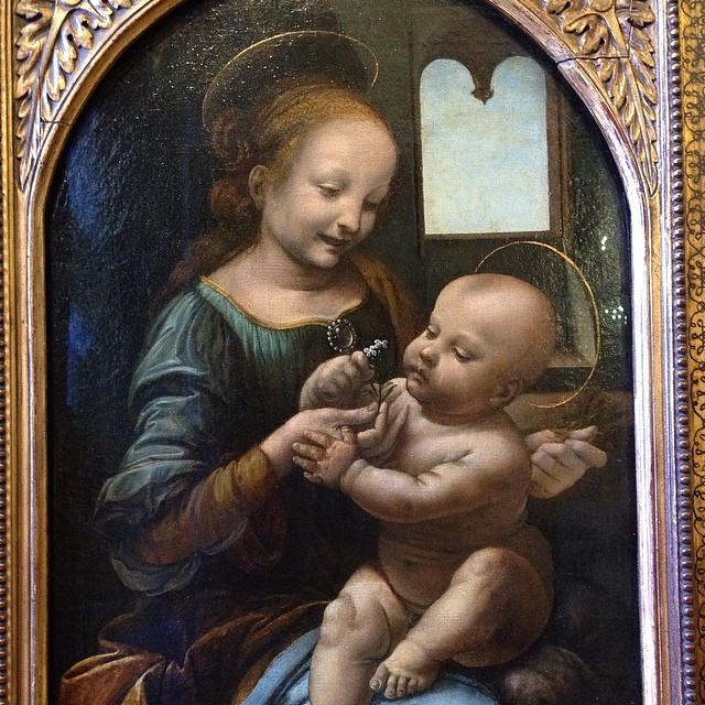 Автор картины мадонна с младенцем. Леонардо да Винчи Мадонна Литта. Леонардо да Винчи Мадонна с гвоздикой.
