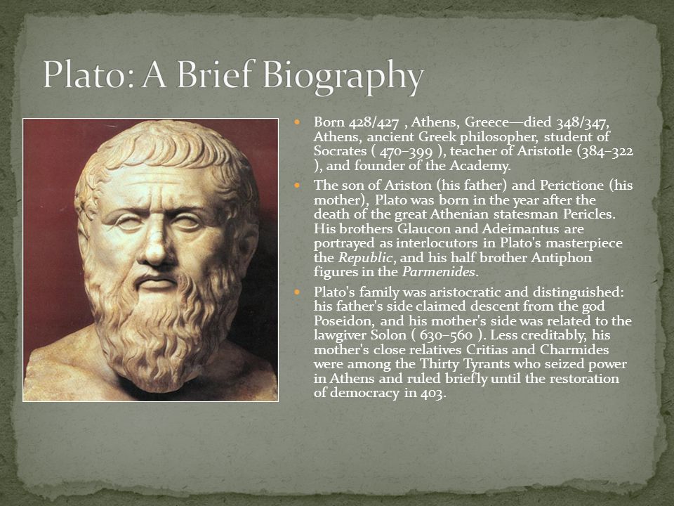 plato biography summary