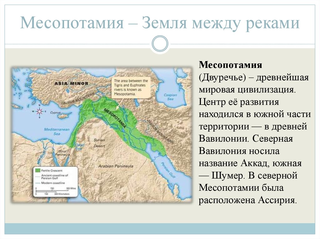 Карта древнего мира шумеры