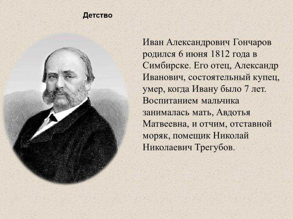 Жизнь и творчество и гончарова презентация