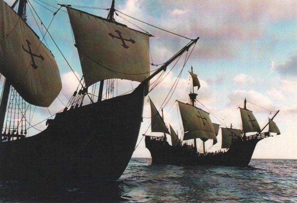 Корабль Христофора Колумба. Корабли экспедиции Христофора Колумба. Кристофер Колумб на корабле. Судно экспедиции колумба