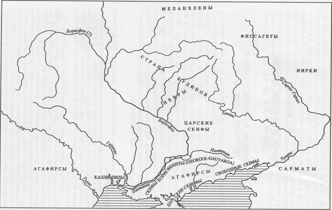 Карта геродота на русском