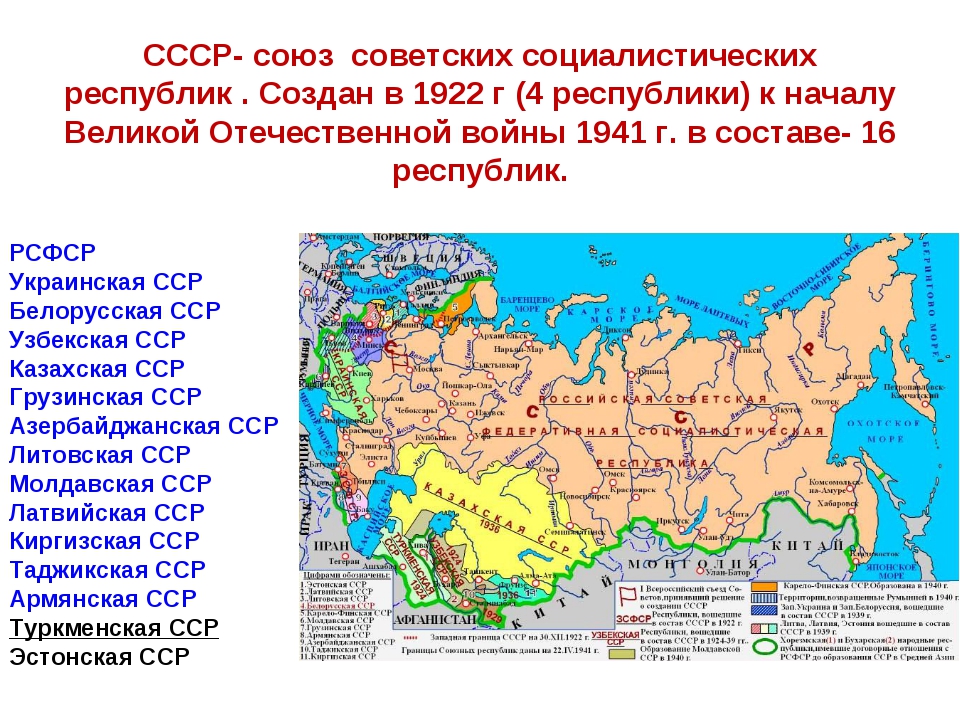 15 социалистических республик советского союза