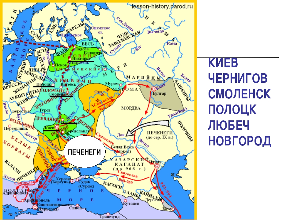 Смоленск древняя русь карта