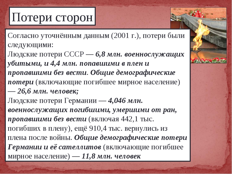 Людские потери ссср в великой отечественной. Потери Германии в Великой Отечественной войне 1941-1945. Людские потери в Великой Отечественной войне. Потери СССР В годы войны. ВОВ потери сторон.