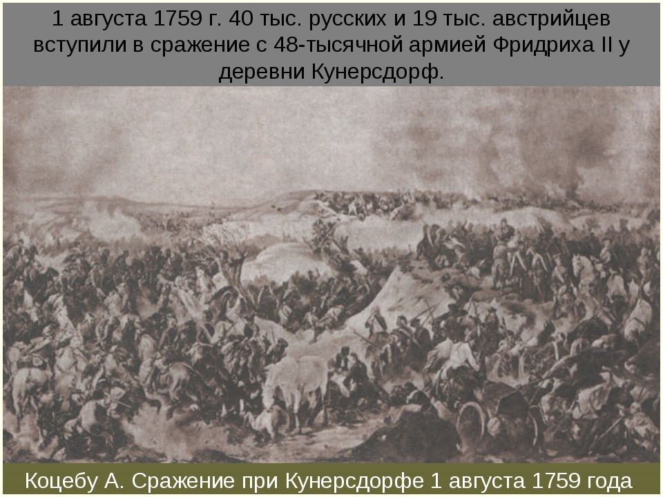 Сражение под кунерсдорфом год. 1 Августа 1759 сражение при Кунерсдорфе. Сражение при Кунерсдорфе в 1759 г.. Сражение при Кунерсдорфе 1 августа 1759 год. Сражение под Кунерсдорфом 1758 Суворов.