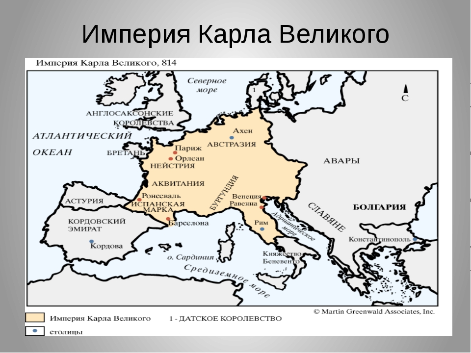 В каком году была образована франкская империя