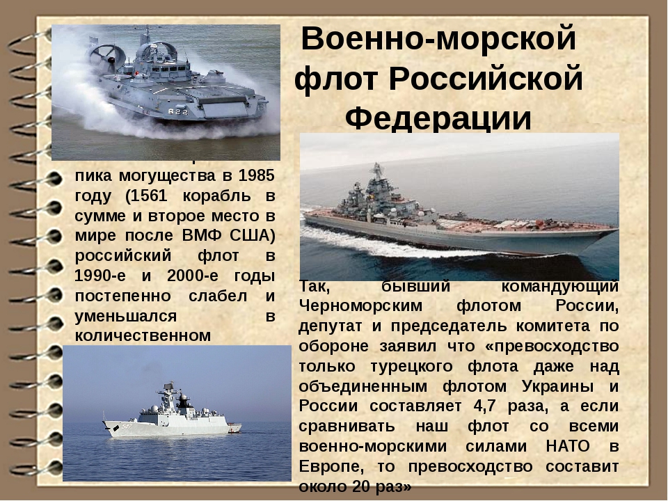Основной флот россии