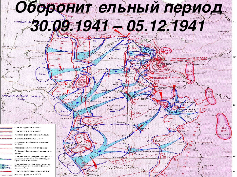 Когда началось наступление немцев на москву