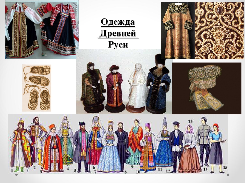 История одежды на руси