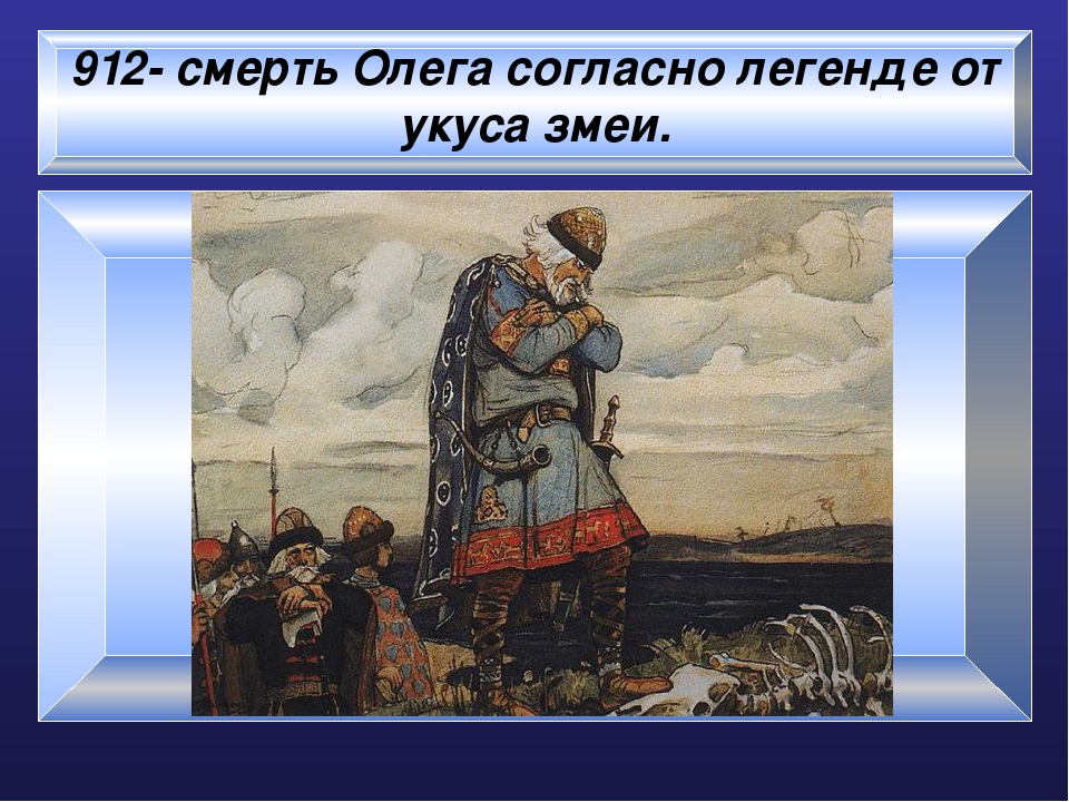 Вещий день. Смерть Вещего Олега от коня. Князь Олег и змея. Смерть князя Олега от укуса змеи. Смерть Олега.