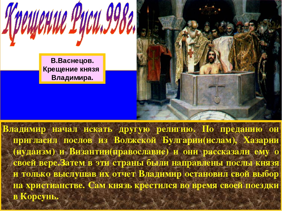 Откуда на русь пришло христианство 5 класс презентация