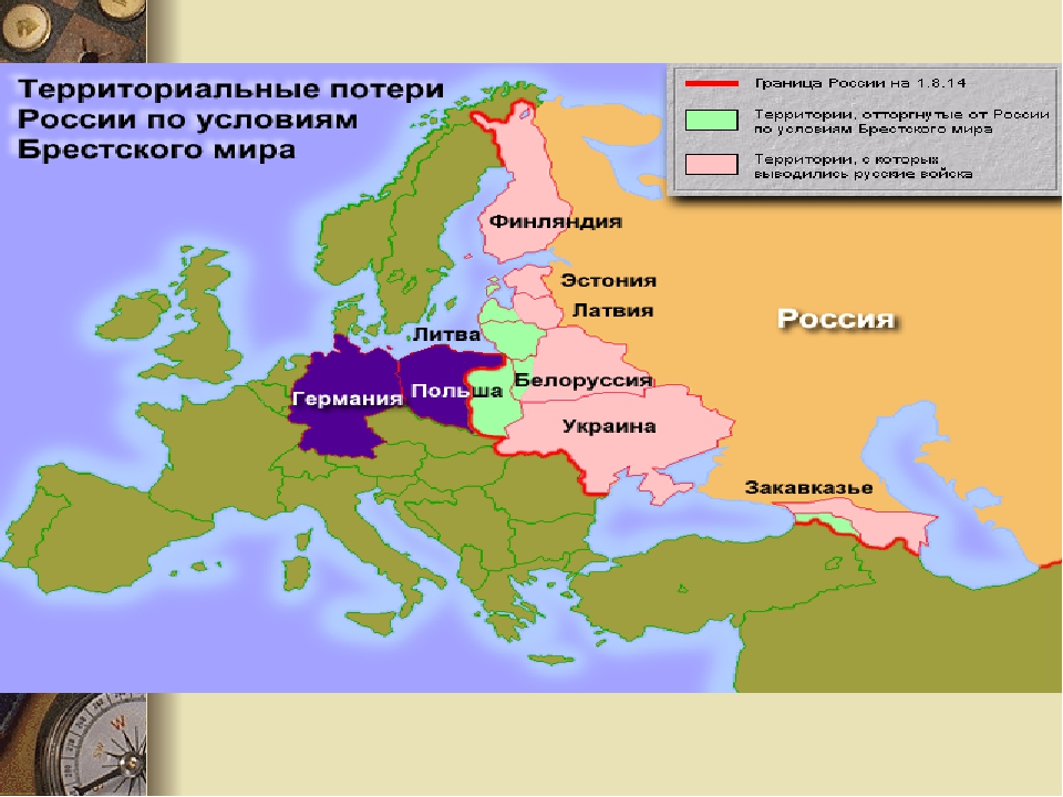 Карта россии до первой мировой войны и после