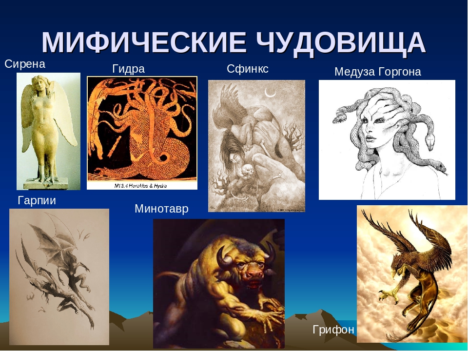 Мифы греции список. Мифические существа и названия. Мифические животные с названием. Название древние Мифические существа. Греческие Мифологические существа.