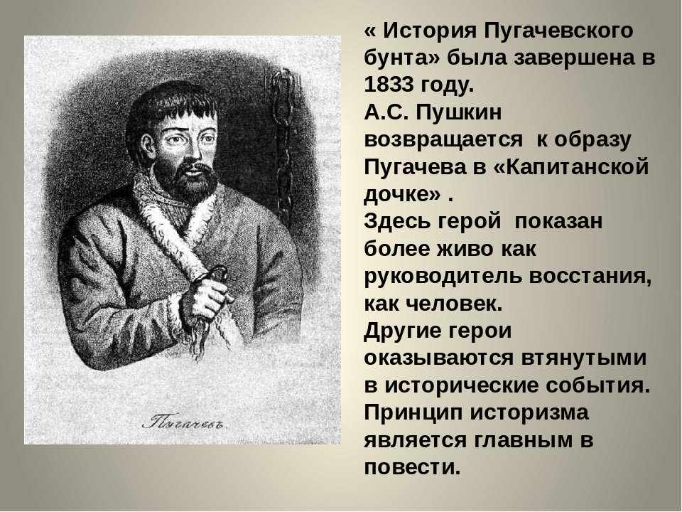 Краткое содержание пугачева пушкин