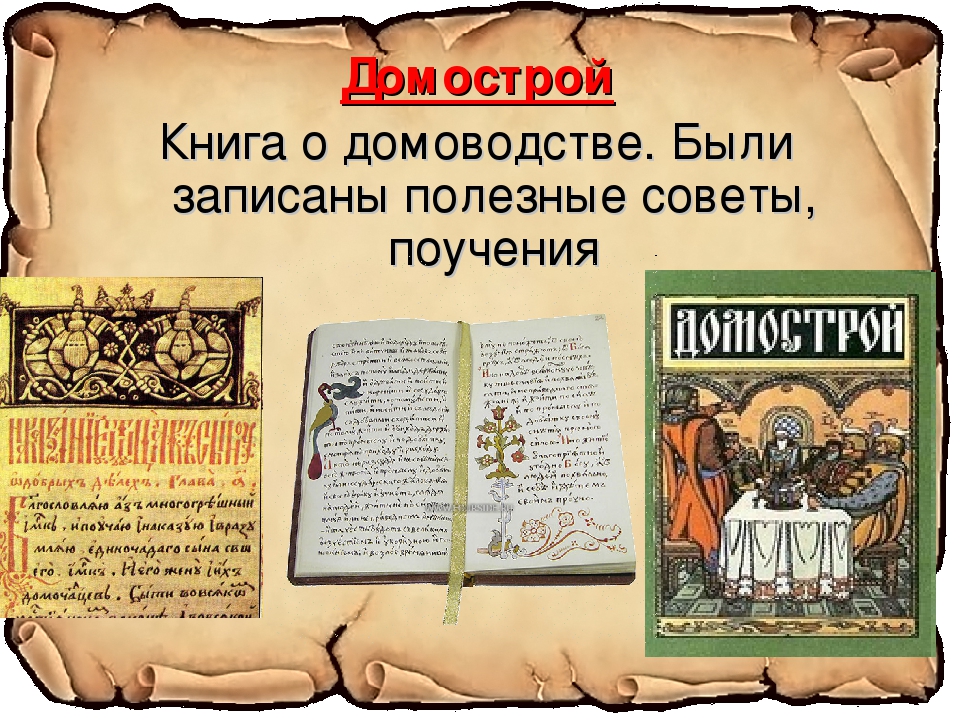 Домострой книга презентация