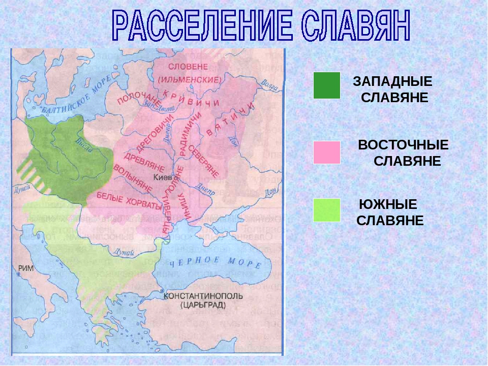 1 расселение восточных славян