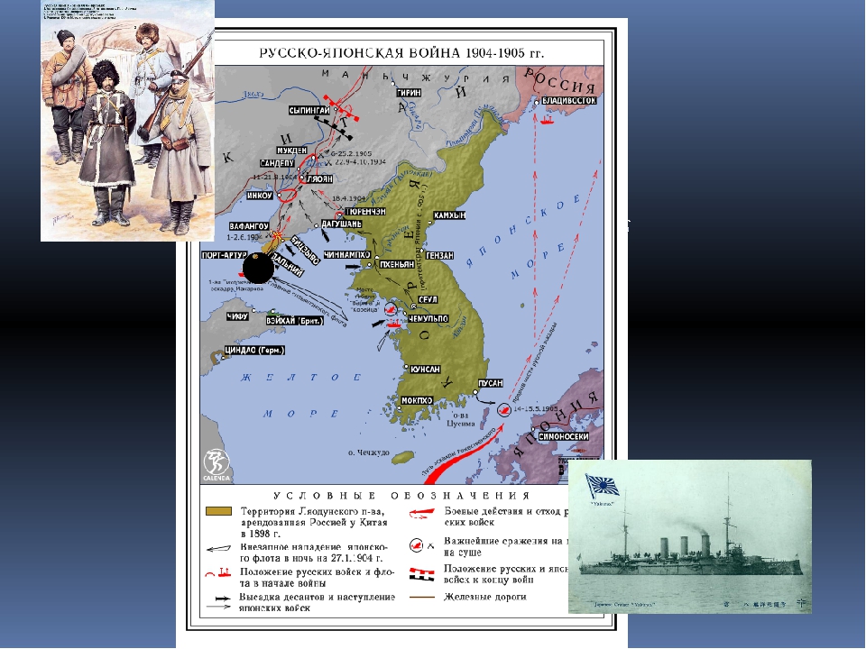 Контурная карта по истории русско японская война 1904 1905 гдз