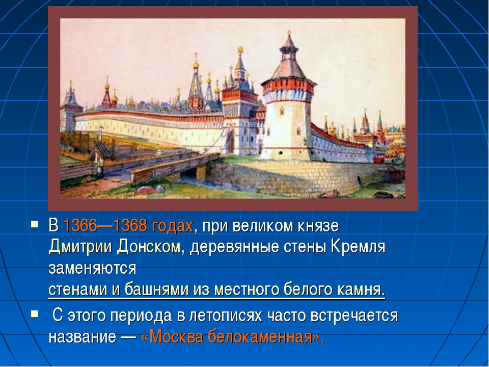 История создания московского кремля