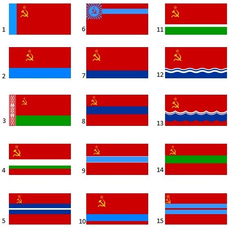 Флаги республик ссср картинки фото и название